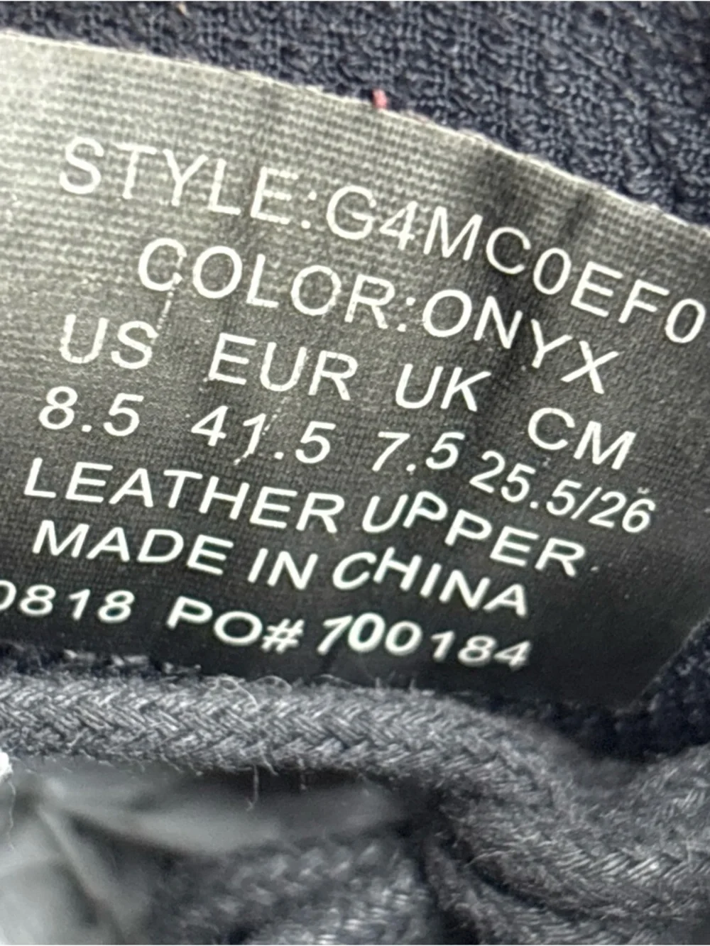 G/Fore G4‎ Gallivanter Golf Shoes Men's 8.5 Onyx Black Leather Lace Up